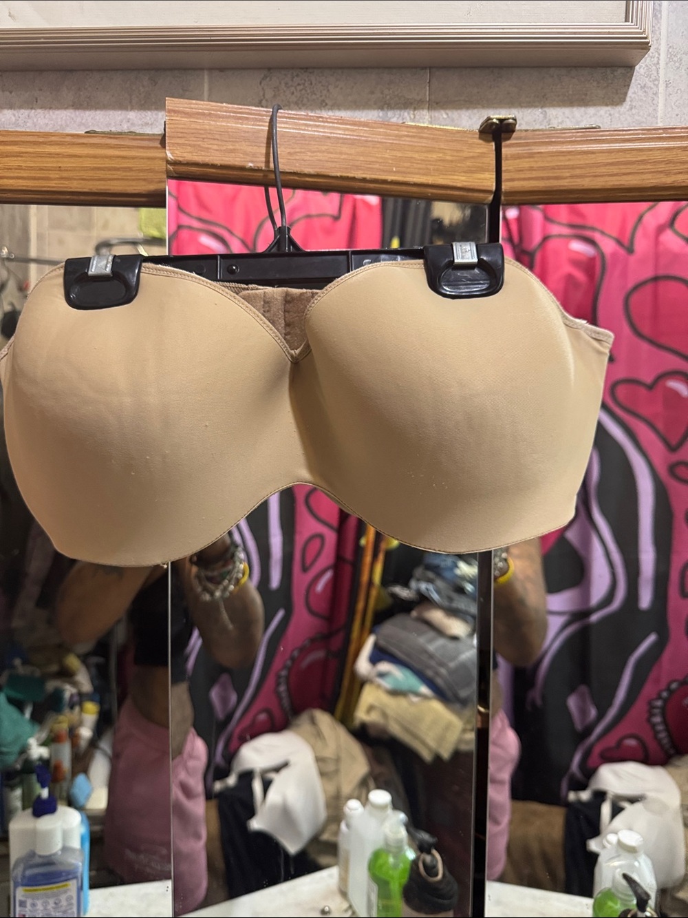 Tan bra